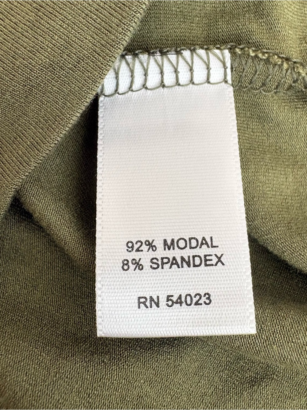 Banana Republic Women’s Olive Green V-Neck Smocked Waist Dress, Size Small - Picture 9 of 9